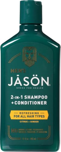 Jason Men's Refreshing 2-in-1 Shampoo and Conditioner, 12 oz