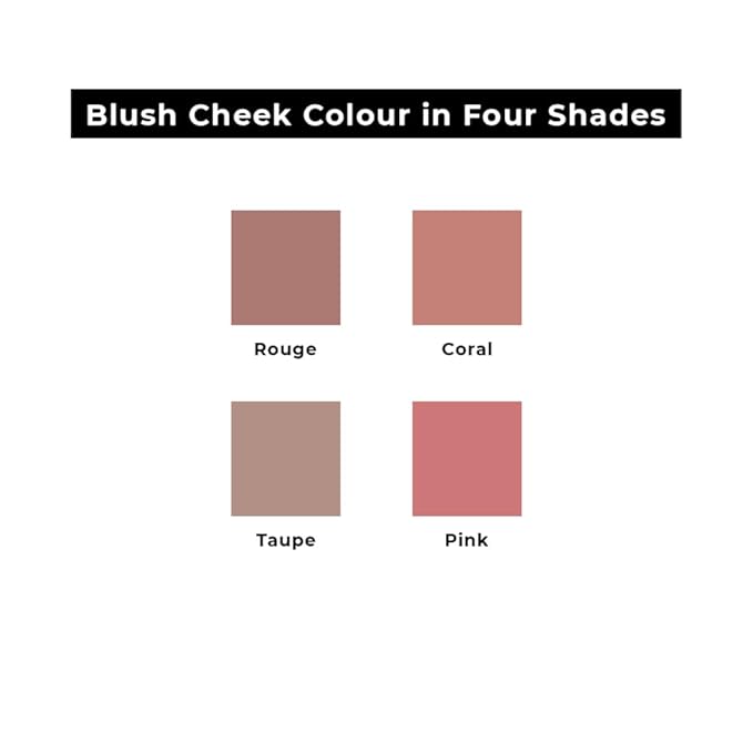 Lamel Blush Cheek Taupe Color Mini - Natural, Lightweight, Smooth, Blendable Powder - Shading & Contouring - 4 Universal Shades Powder Blush - Cruelty Free - № 404 (Taupe) - 3.8g / 0.13