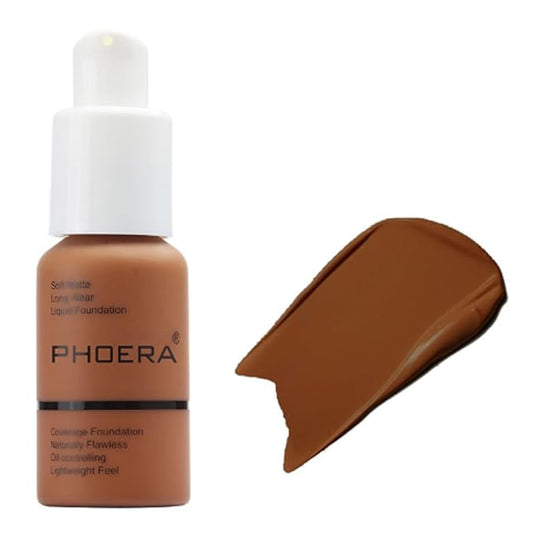 2Pcs Liquid Foundation Full Coverage 24HR Matte Oil Top (1pcs-109) 30ml