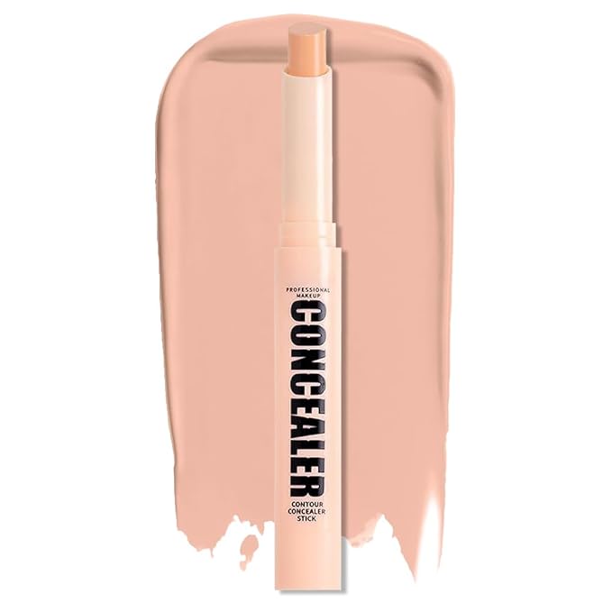 Kaely PROFESSIONAL MAKEUP Correcting Concealer Stick,Medium Coverage Concealer Crayon,under Eye Brightener Concealer for Dark Circles,corrector de ojeras,Lightweight,Vegan,05 HONEY PINK