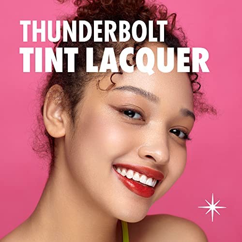 COLORGRAM Thunderbolt Tint Lacquer 09 Soft Tok | High Pigment, Vivid Color, Long Lasting Lip Stain, Moisturizing with Argan Oil, Hydrating, Buildable & Blendable, (0.2 fl.oz, 4.5g)