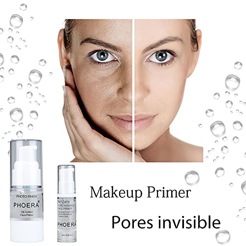 2 Pcs PHOERA Setting Powder and Face Primer, makeup primer)