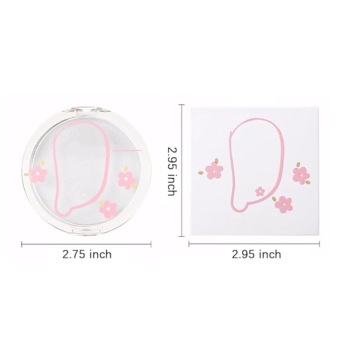 Face Oil Control Pressed Setting Powder-Clarifying Finishing Powder,Waterproof All-Day Use