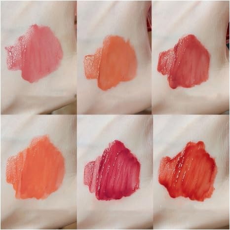 6 Colors Bear Lip Gloss Set, Lip Glaze Jelly Lipstick Liquid Lipstick Cute Bear Lipgloss Plumping Lip Tint Moisturizing Waterproof Long Lasting Cheek Cosmetic Beauty Makeup