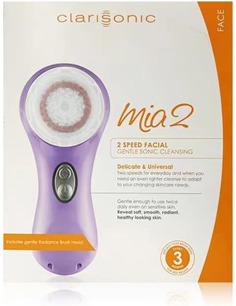 Clarisonic Mia 2 Sonic Facial Skin Cleansing Brush System | Added to Transparency Portal Cleansing System (Lavender)