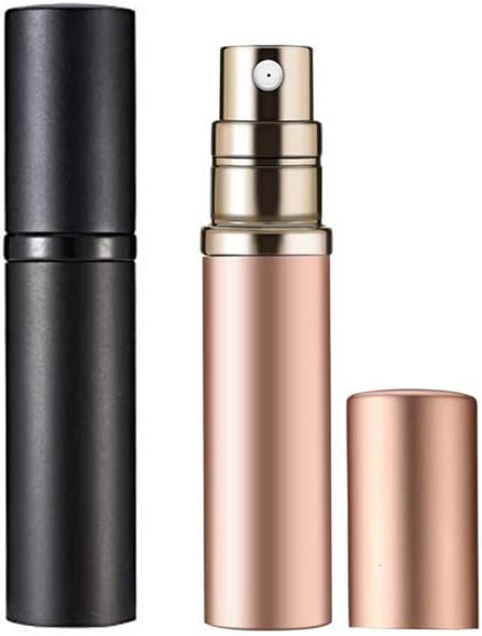 YEEJOK Travel Essentials for Women Men, Travel Perfume Bottles Refillable, Perfume Atomizer Spray Container, Mini Portable Easy Pump Refilled 5ml Bottle for Flying,Purse,Vaction Essentials