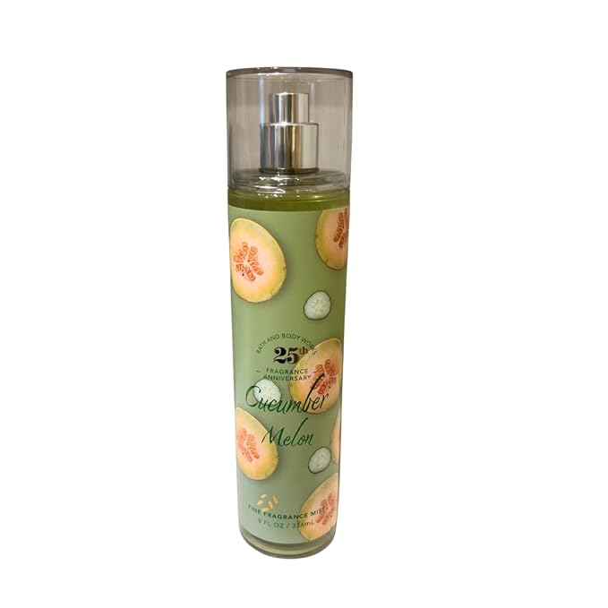 Bath & Body Works Cucumber Melon Fine Fragrance Mist 8oz and Body Cream 8oz