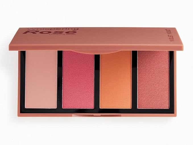 Whispering Rose Luminous Blush - 4 color blush blush palette