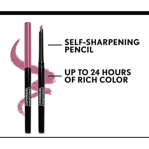 COVERGIRL Exhibitionist Lip Liner, Garnet Red 225, 0.012 Ounce
