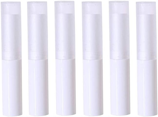 24PCS/4g White Empty Lipstick Lip Balm Balms