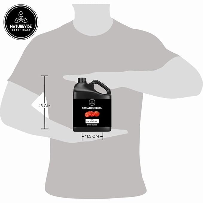 Naturevibe Botanicals Tomato Oil 32 Ounces | 100% Pure and Natural | Great for Skin Care and Hair Care