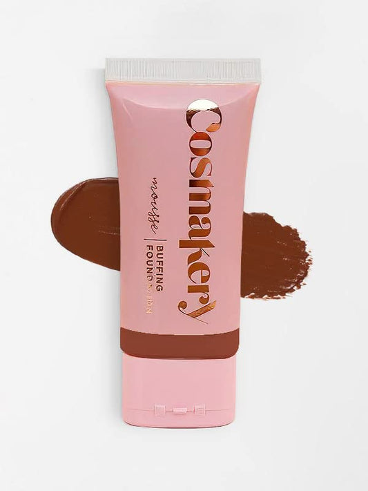 Foundation for Light to Full Coverage - Mousse Liquid Makeup Foundation for Uneven Skin Tone - Diverse Skin Types Mature, Dry, Oily - Oil-free, Cruelty-free (Deep)