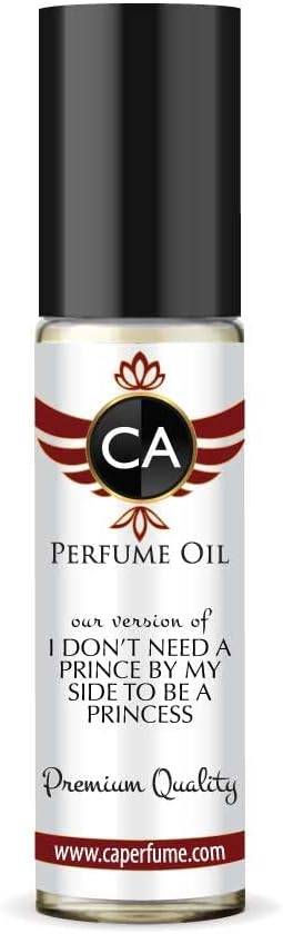 CA Perfume Impression of I Don't Need A Prince By My Side To Be A Princess For Women & Men Replica Fragrance Body Oil Dupe Alcohol-Free Essential Aromatherapy Sample Travel Size Roll-On 0.3 Fl Oz/10ml