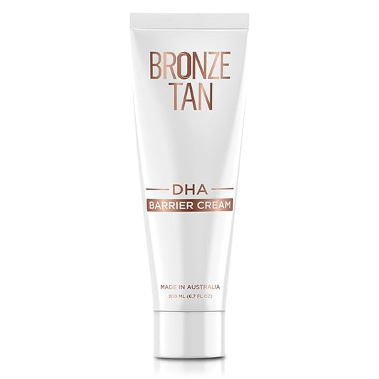 Bronze Tan DHA Spray Tan Barrier Cream - Barrier Cream for Spray Tanning - Essential for Spray Tan Salons - Barrier Cream Spray Tan Hydrates & Shields Skin - Prevent Over-Absorption & Uneven Tan 200ml