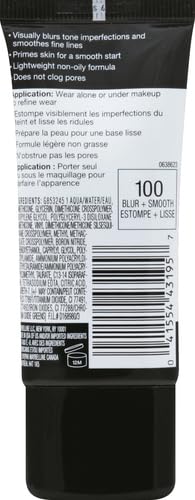 Maybelline Face Studio Master Prime Face Primer Makeup Base, Blur + Smooth, 1 Count