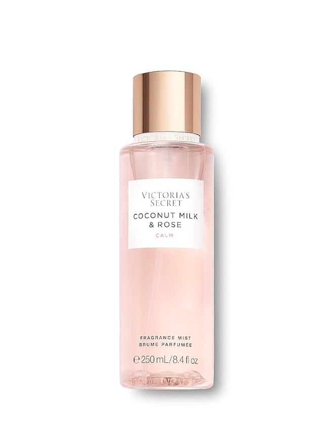 Victoria's Secret Coconut Milk and Rose Body Mist for Women, Feel Calm Women’s Fragrance, 250 ml / 8.4 oz