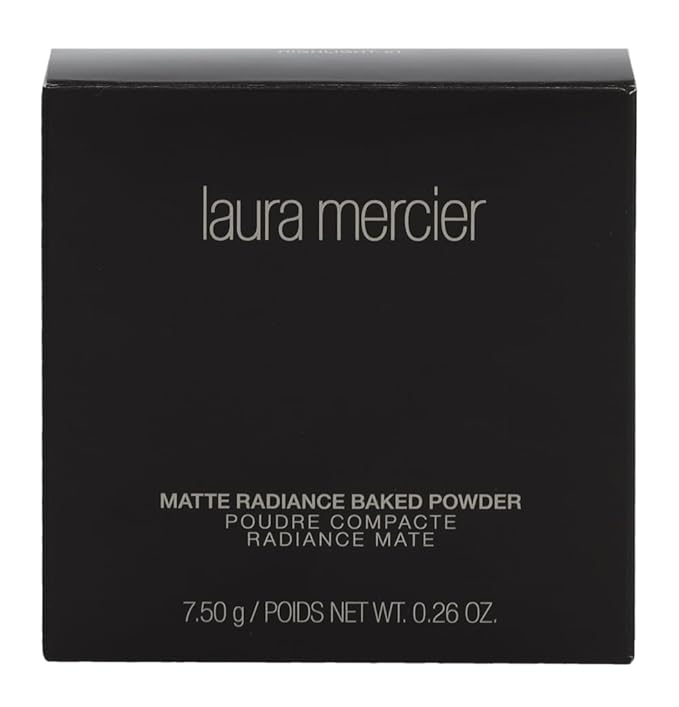 Laura Mercier Matte Radiance Baked Powder Highlight, No. 01 Golden Nude, 0.26 Ounce