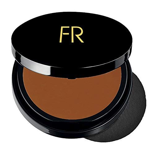Cream To Powder Foundation by Flori Roberts, Full Coverage for Women of Color or Deeper Skin Tones, Long Lasting Makeup, Matte Finish, Covers Uneven Complexion and Hides Imperfections, 0.30 oz