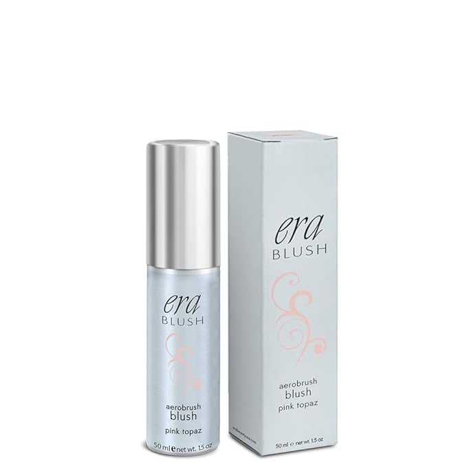 ERA Beauty spray makeup, BLUSH - Pink Topaz, 1.5 ounce, professional spray on cosmetics by Era Beauty