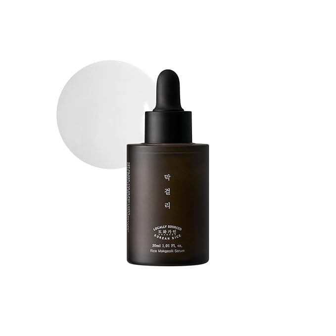 Rice Makgeolli Serum | Made with Domestically Sourced Korean Rice | 30 ml (1.01 Fl Oz) | Korean Skin Care