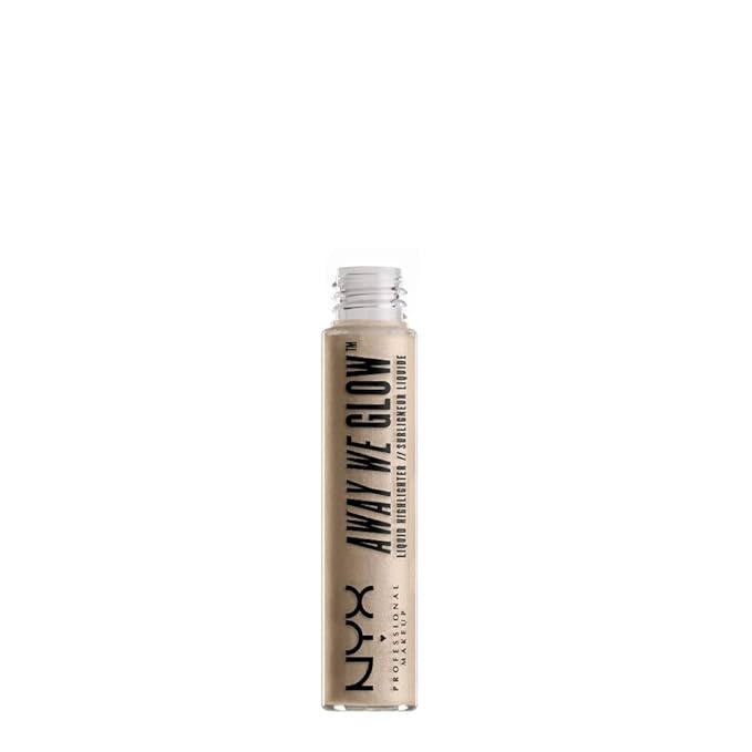 NYX Professional Makeup Away We Glow Liquid Highlighter, Fluid Ounce