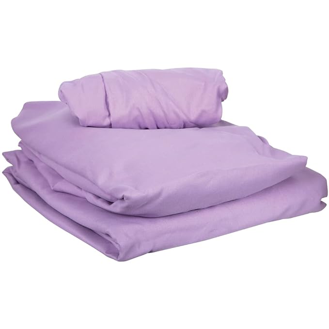 ForPro Professional Collection Premium Microfiber 3-Piece Massage Sheet Set, Lavender, Ultra-Light, Stain and Wrinkle-Resistant Includes Massage Flat and Fitted Sheet and Massage Face Rest Cover