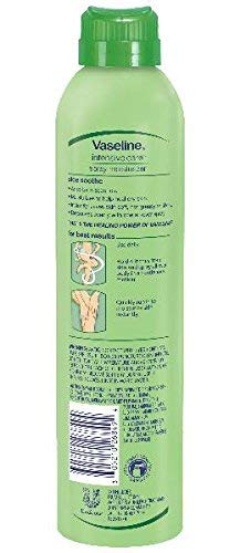 Vaseline Aloe Soothe Spray 2-Pack – Non-Greasy, Fast-Absorbing All-Over Soothing Moisturizer for Dry Skin, 6.5 Oz Ea