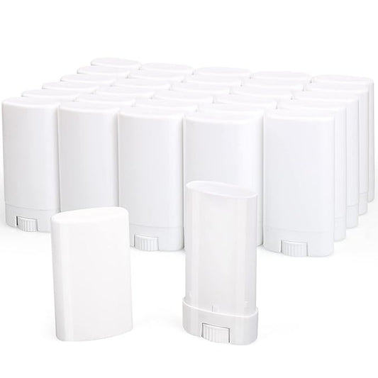 15ml Travel Deodorant Containers,Top-Fill,Empty Plastic Oval Lotion,Sample