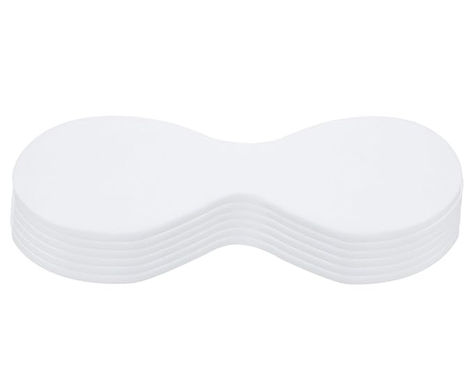 PENTA ANGEL Disposable Eye Mask Paper 50 Sheets Non Woven Eye Care Patches Cotton Spa Eye Pads Covers for Facial Skincare (100)