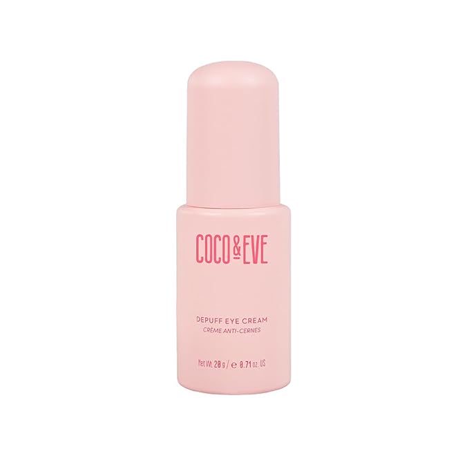 Coco & Eve Depuff Eye Cream. Under Eye Cream for Puffiness, Dark Circles & Wrinkles. Firms, brighten, revitalize, and smooth out fine lines. (0.71 fl oz)