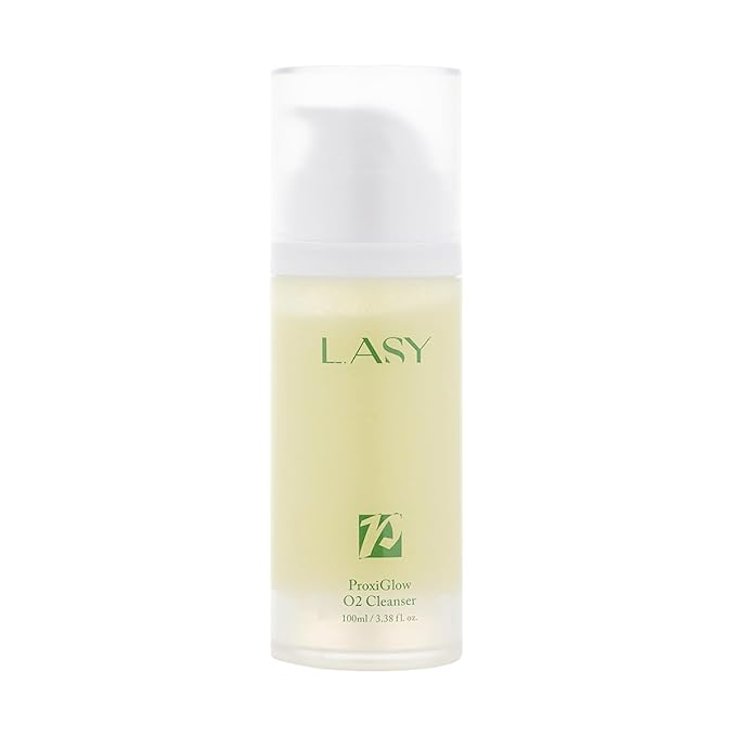 L.ASY ProxiGlow O2 Cleanser (3.4 fl.oz) – Oxygen-Infused Hydrating Facial Wash