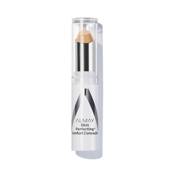 Almay Skin Perfecting Comfort Concealer, Hypoallergenic, Cruelty Free, -Fragrance Free, Dermatologist Tested, Medium/Tan