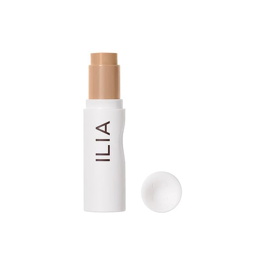 ILIA - Skin Rewind Complexion Stick - Foundation + Concealer + Skincare | Non-Toxic, Vegan, Cruelty-Free, Clean Makeup (17O - Magnolia, 0.35 oz | 10 g)