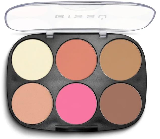 Bissú 6 colors Makeup Palette (4grms each color)