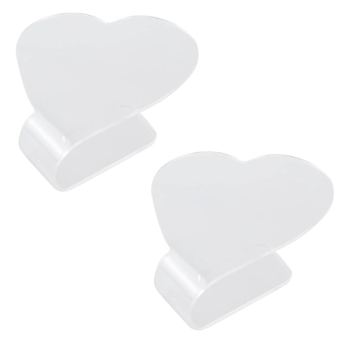 Acrylic Hand Makeup Mixing Palette Hand Held Heart-Shaped