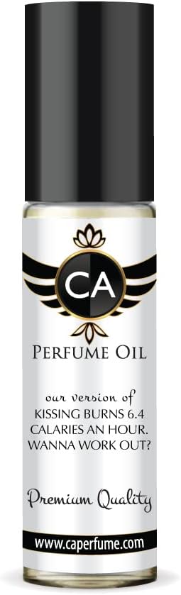 CA Perfume Club Impression of By Kln Kissing Burns 6.4 Calories An Hour.Wanna Work Out? For Women & Men Replica Fragrance Body Oil Dupes Alcohol-Free Essential Aromatherapy Roll-On 0.3 Fl Oz/10ml