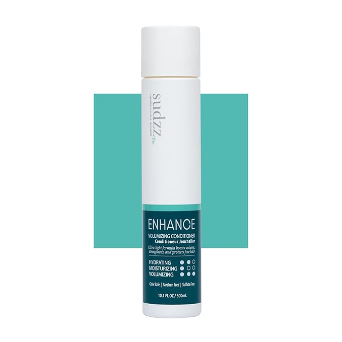 SUDZZFX Enhance Daily – Detangling Formula – Suitable for All Hair Types – For Men & Women – Sulfate Free, 10.1 Fl Oz