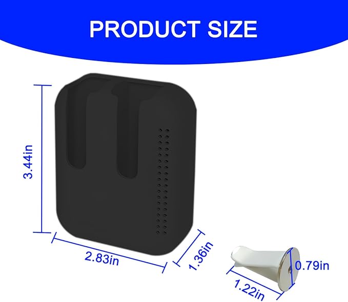 Lip Balm Chapstick Holder for Car Air Vent, Upright Washable Lip Balm Protector for Women Girls, Auto Interior Space Saving Accessories, Universal for Vehicle, Truck and More（Black）