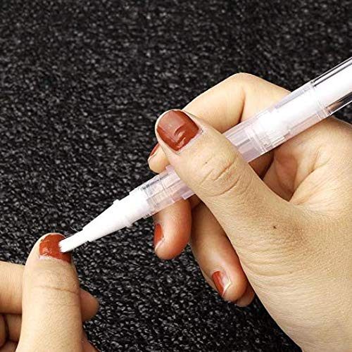 3 Pack 3 ml Transparent Twist Pens Empty Nail Oil Pen with Brush Tip, Cosmetic Lip Gloss Container Applicators Eyelash Growth Liquid Tube With 3 Pack Funnels for Women Female Girls