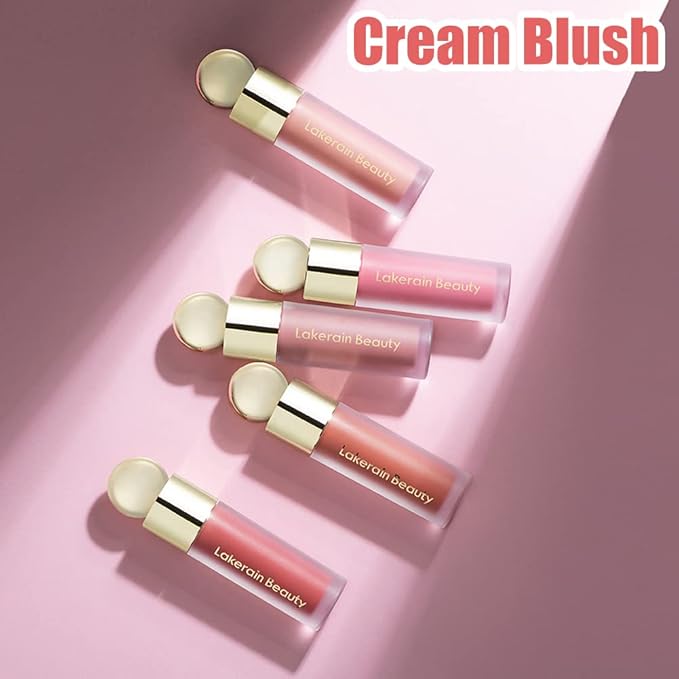 Velvet Liquid Blush, Natural Matte Finish Looking, Dewy Cheek Tint, Soft Cream Face Blush,Moisturizing Lightweight Blendable Feel,Long-Lasting 0.25 oz/7.5ml - 03#