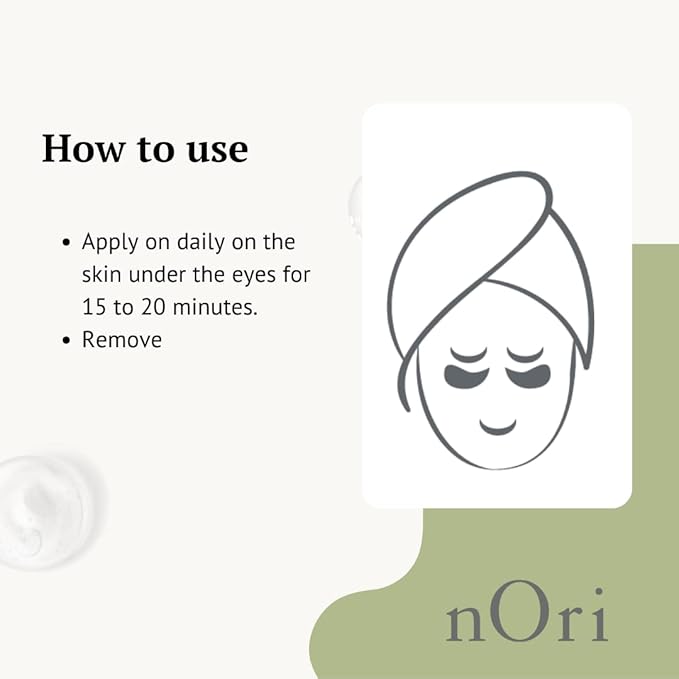 NORI Konjac Eye Patches - Anti-Wrinkle/Removes Bags/Hydrating/Anti-Dark Circle / 60 Pieces (24K Gold)