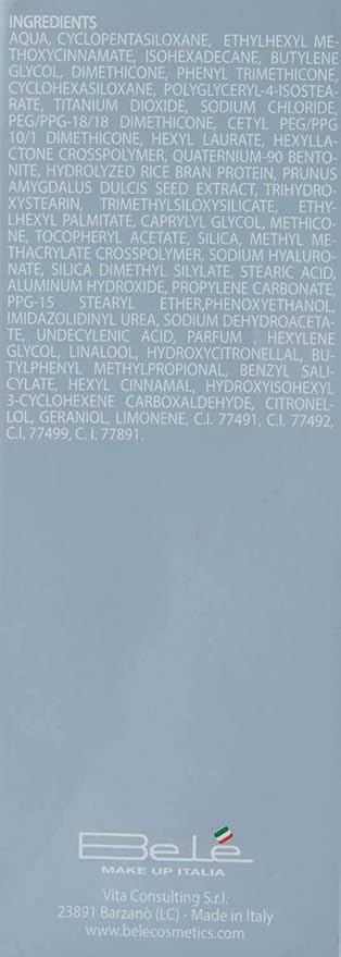 Belé MakeUp Italia b.One Nude Foundation SPF15 (#6 in Italy)