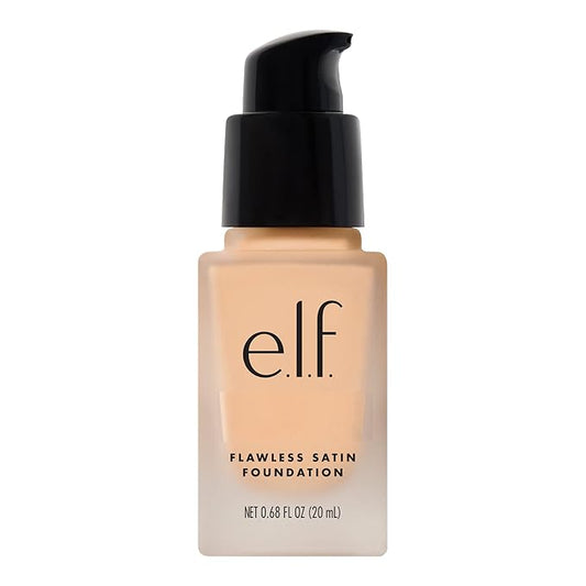 e.l.f. Flawless Finish Foundation, Improves Uneven Skin Tone, Lightweight, Medium Coverage & Semi-Matte, Vegan & Cruelty-Free, Bisque, 0.68 Fl Oz