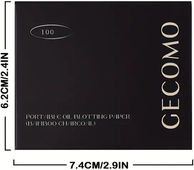 100pcs Oil Blotting Sheets for Face,Bamboo Charcoal Paper Off Paper