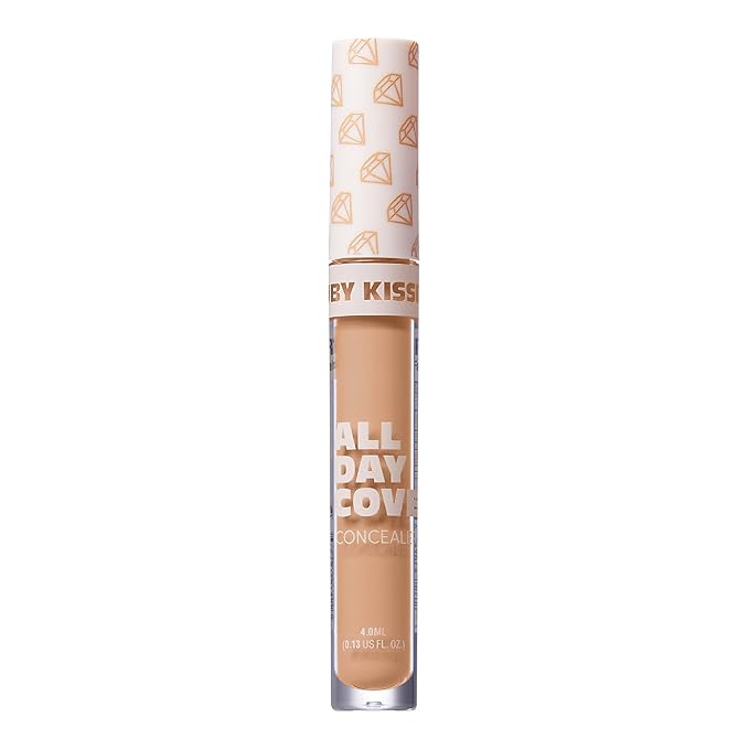 Ruby Kisses All Day Concealer Lightweight Full Coverage Multi-Use Concealer 0.13 Fl Oz (Natural Buff)
