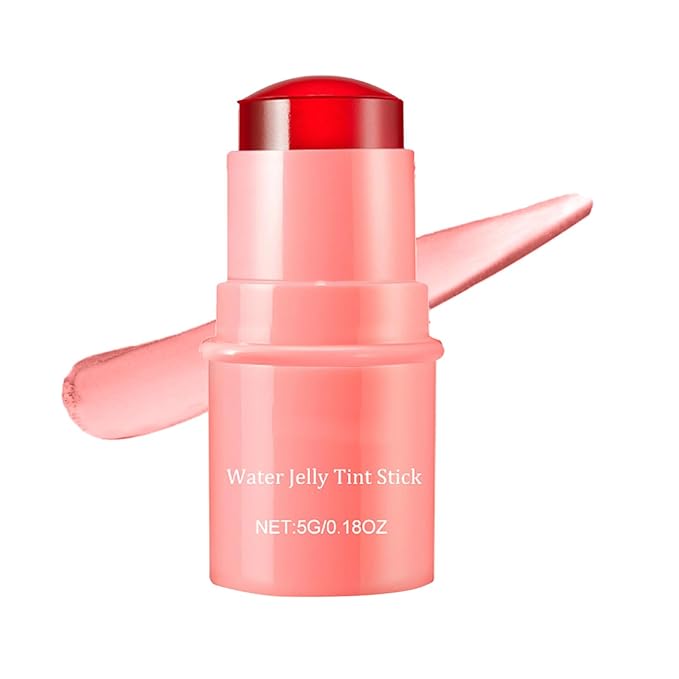 Milk Water Jelly Tint, Sheer Lip & Cheek Stick. (Coral)