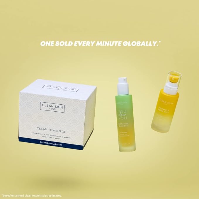 CLEAN SKIN CLUB Pineapple Glow Mist | Hyaluronic Acid + Peptides | Papaya + Coconut Extracts | Hydrating & Fortifying Face Spray | Vegan & Cruelty Free