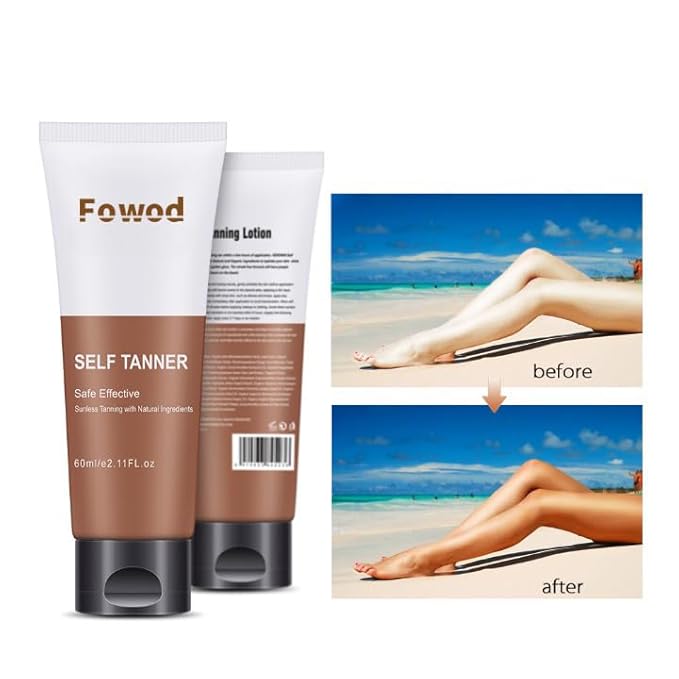 Self Tanners - Get a Gradual Tan with Our Sunless Tanning Lotions, Non-Toxic and Buildable Formula for a Golden Glow on Body and Face (6.33 FL Oz / 180ML)