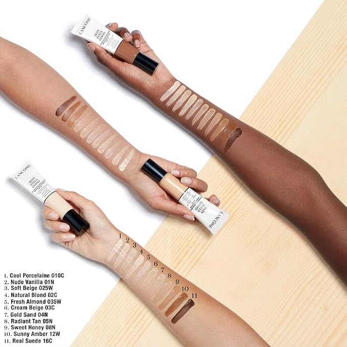 Lancôme Skin Feels Good Hydrating Tinted Moisturizer with SPF 23 - Oil-Free & Lightweight Foundation - Sheer Coverage with Healthy Glow Finish - 035W Fresh Almond