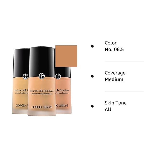 GIORGIO ARMANI Luminous Silk Foundation - # 6.5 (Tawny) 30ml/1oz